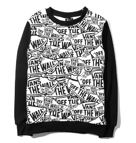 SUDADERA VANS - BLACK/WHITE - Cliquez sur l'image pour la fermer